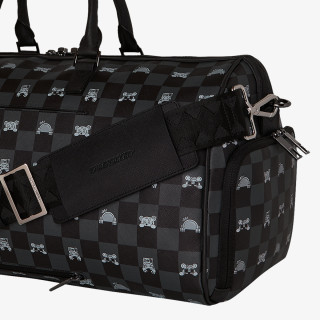 SPRAYGROUND Раница GRAY PEEKING CHARACTER CHECK DUFFLE 