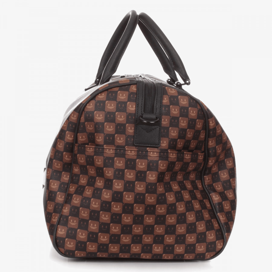 SPRAYGROUND Чанти SHARKS IN PARIS WTF BUBBLE BROWN CHECK D 