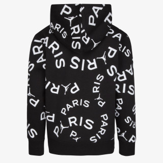 NIKE Суитшърт JORDAN JDB PSG FLEECE AOP HOODIE KIDS 