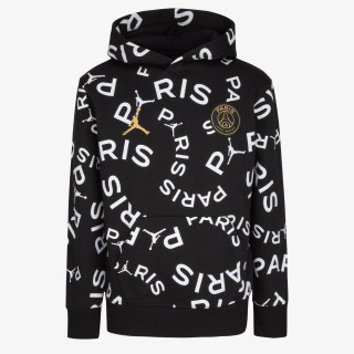 NIKE Суитшърт JORDAN JDB PSG FLEECE AOP HOODIE KIDS 
