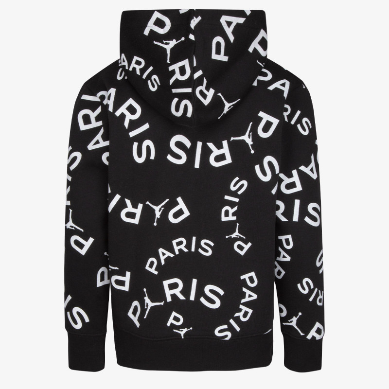 NIKE Суитшърт JORDAN JDB PSG FLEECE AOP HOODIE KIDS 