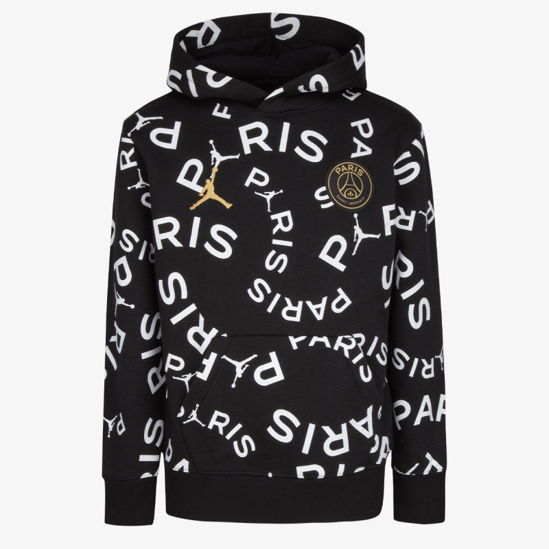 NIKE Суитшърт JORDAN JDB PSG FLEECE AOP HOODIE KIDS 