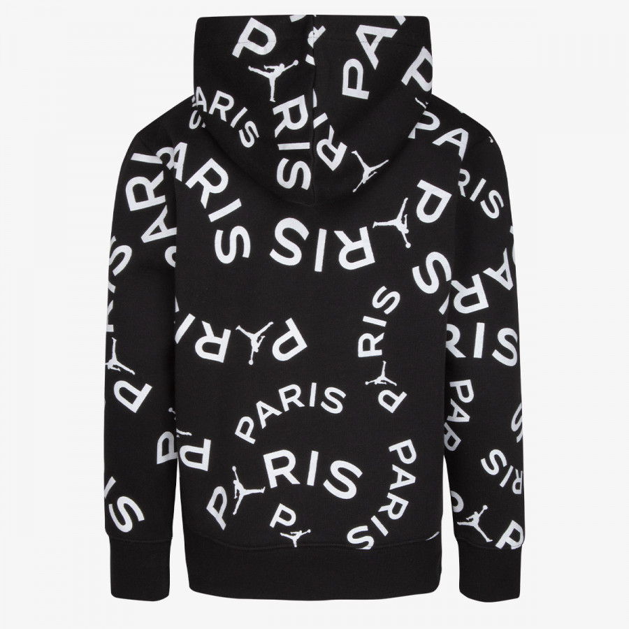 NIKE Суитшърт JORDAN JDB PSG FLEECE AOP HOODIE KIDS 