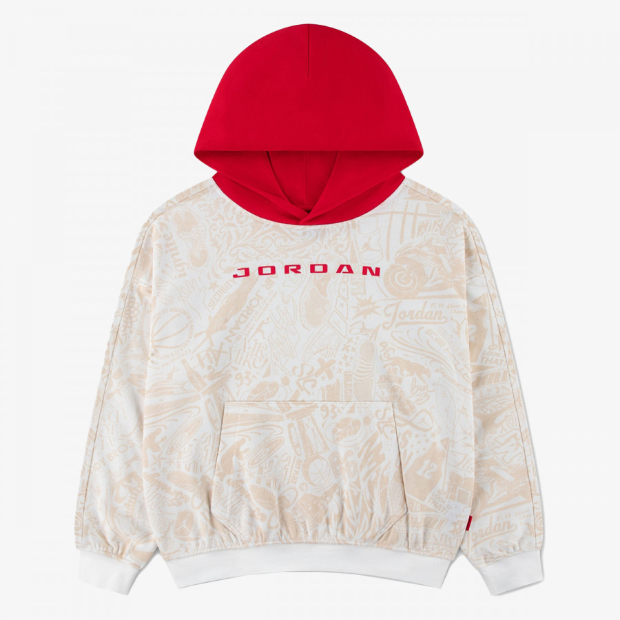 JORDAN Суитшърт JDB MJ BRK LSR PO HOODIE 