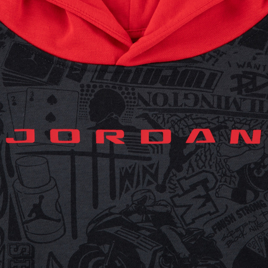 JORDAN Суитшърт JDB MJ BRK LSR PO HOODIE 