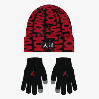 JAN AJ AOP BEANIE SET