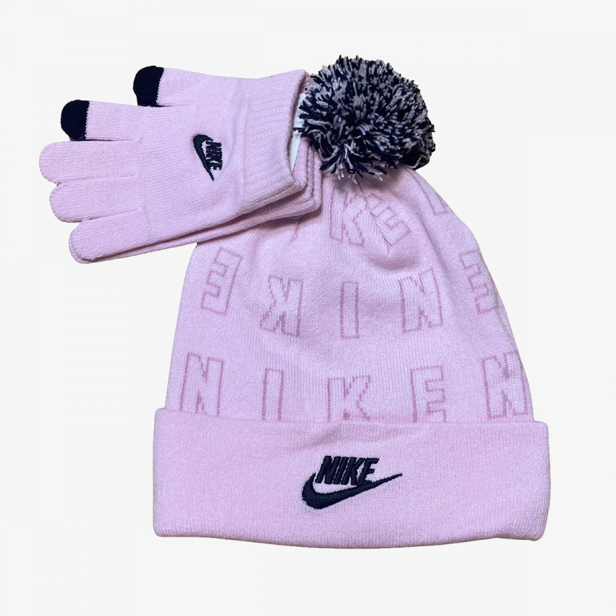 NIKE Комплект NIKE JACQUARD POM BEANIE SET 