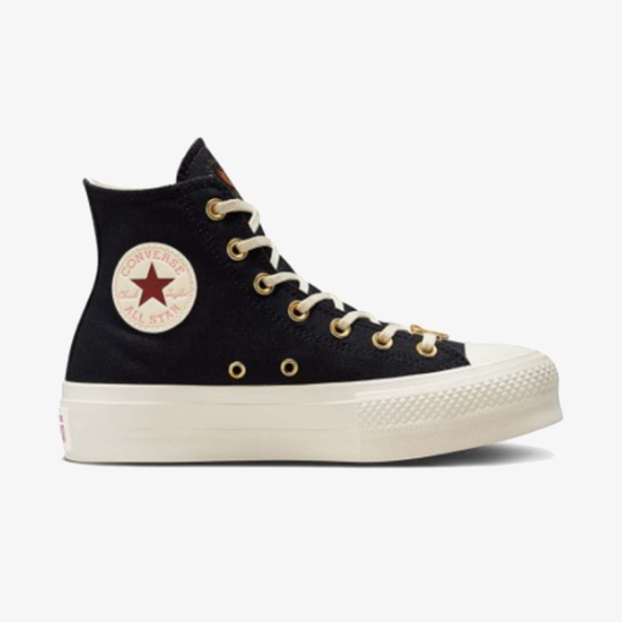 CONVERSE Спортни обувки CHUCK TAYLOR ALL STAR LIFT PLATFORM HEARTS 