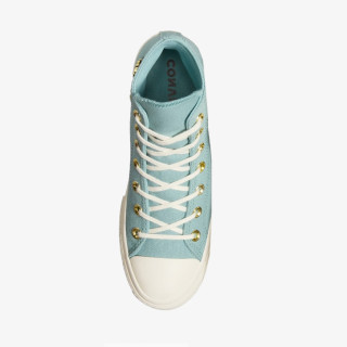 CONVERSE Спортни обувки CHUCK TAYLOR ALL STAR LIFT PLATFORM GOLD 