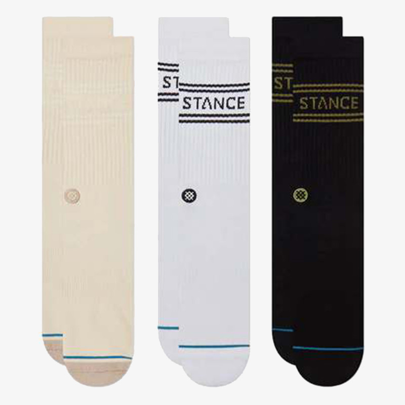 STANCE Чорапи BASIC 3 PACK CREW 