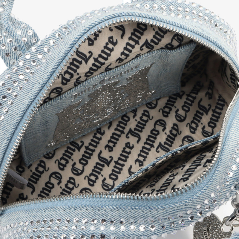 JUICY COUTURE Чанти Fireflies S. Bowling Cotton Blu Denim 