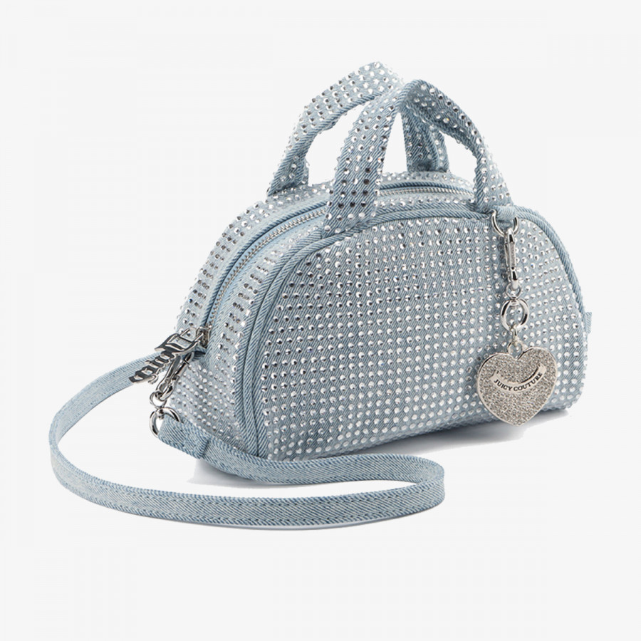 JUICY COUTURE Чанти Fireflies S. Bowling Cotton Blu Denim 