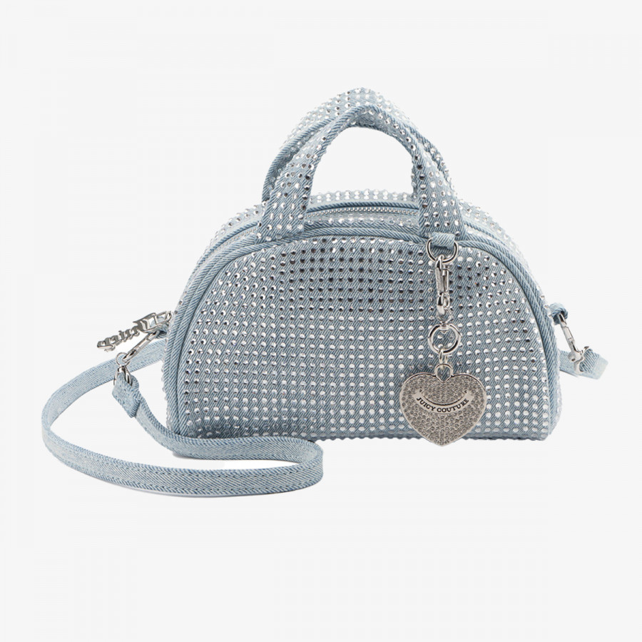 JUICY COUTURE Чанти Fireflies S. Bowling Cotton Blu Denim 