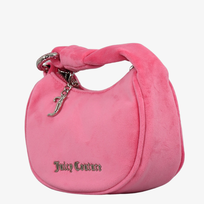 JUICY COUTURE Чанти Blossom Micro Hobo Polyester Super Pink 