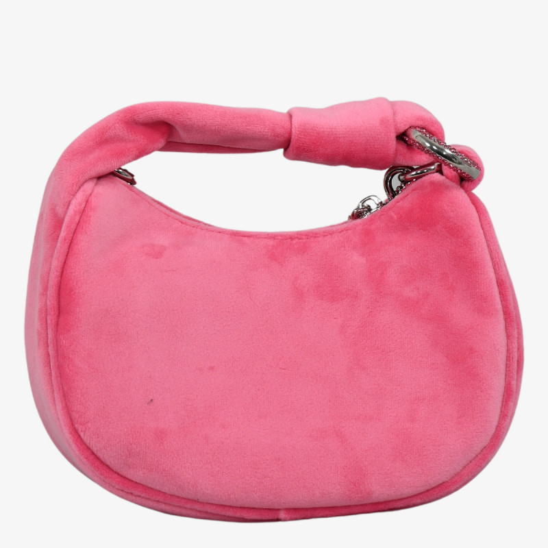 JUICY COUTURE Чанти Blossom Micro Hobo Polyester Super Pink 