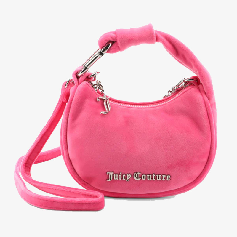 JUICY COUTURE Чанти Blossom Micro Hobo Polyester Super Pink 