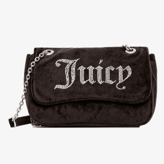 JUICY COUTURE Чанти Kimberly Crossbody w/ Fla Polyester Java 