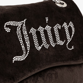 JUICY COUTURE Чанти Kimberly Crossbody w/ Fla Polyester Java 