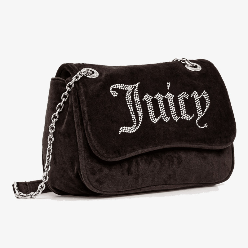 JUICY COUTURE Чанти Kimberly Crossbody w/ Fla Polyester Java 