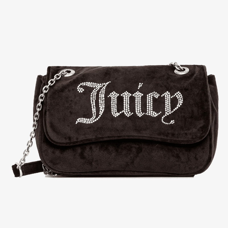 JUICY COUTURE Чанти Kimberly Crossbody w/ Fla Polyester Java 
