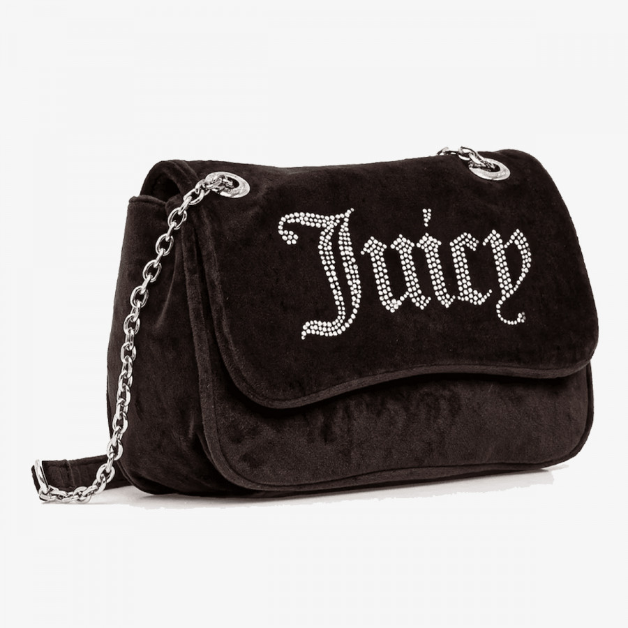JUICY COUTURE Чанти Kimberly Crossbody w/ Fla Polyester Java 