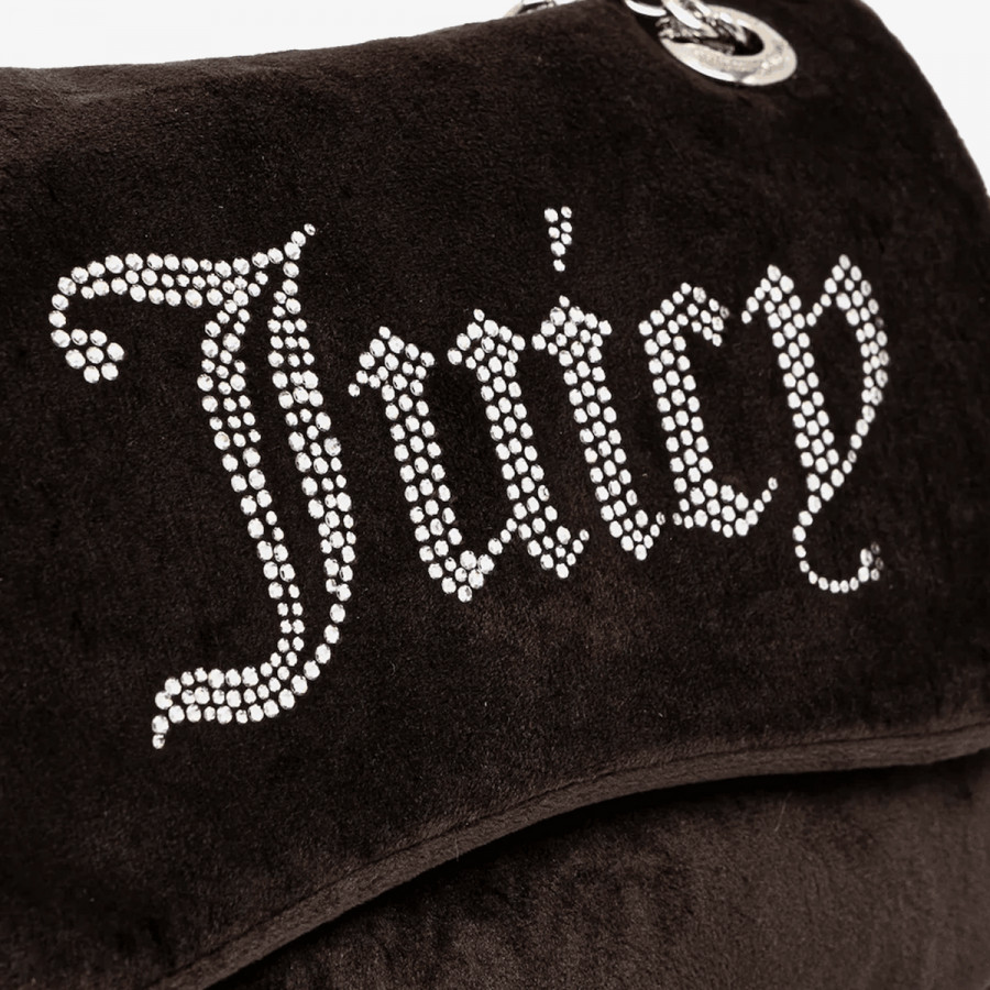 JUICY COUTURE Чанти Kimberly Crossbody w/ Fla Polyester Java 