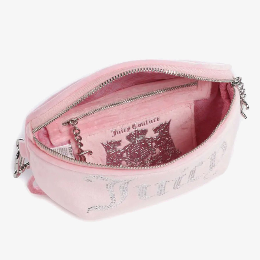 JUICY COUTURE Чанти Kimberly Waist Bag Polyester Juicy Pink 