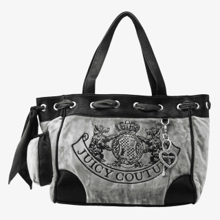 JUICY COUTURE Чанти Daydreamer L. Duoble Hand Cotton/ PU Gre 