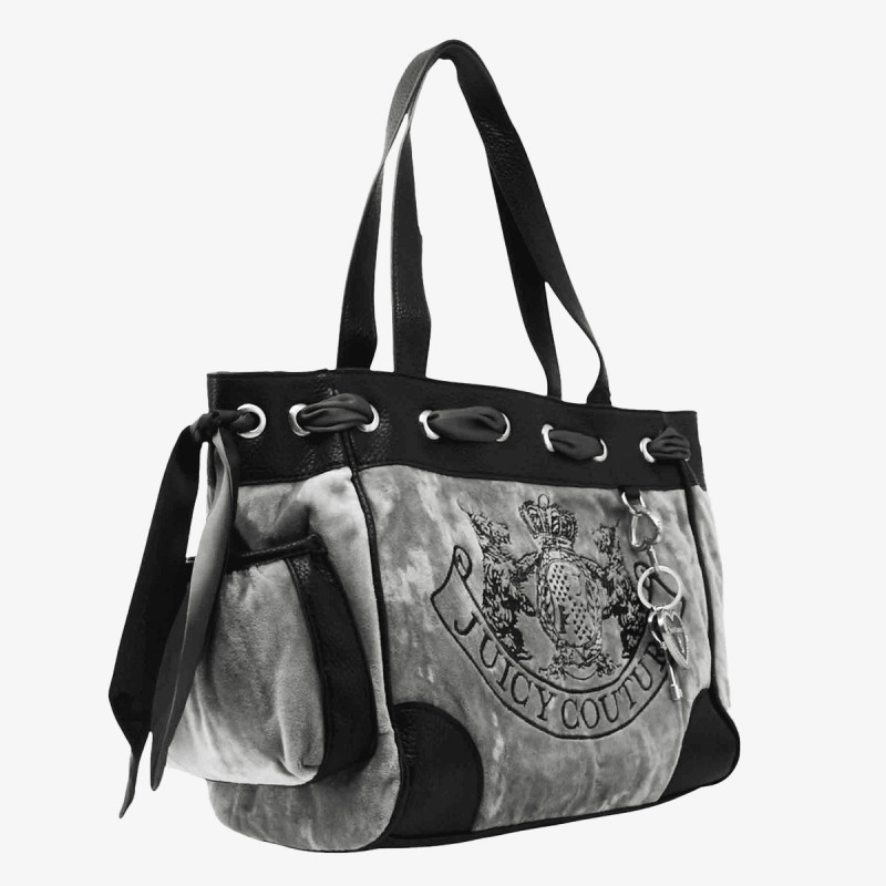 JUICY COUTURE Чанти Daydreamer L. Duoble Hand Cotton/ PU Gre 