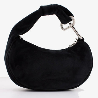 JUICY COUTURE Малка чанта Blossom Small Hobo Bag Polyester Black 