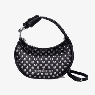 JUICY COUTURE Чанти Blossom Studs S. Hobo PU Black 