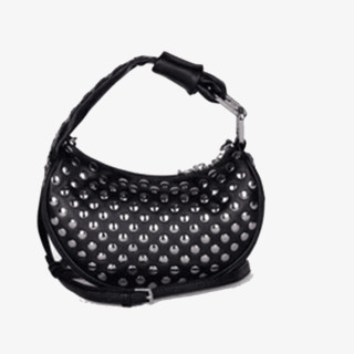 JUICY COUTURE Чанти Blossom Studs S. Hobo PU Black 