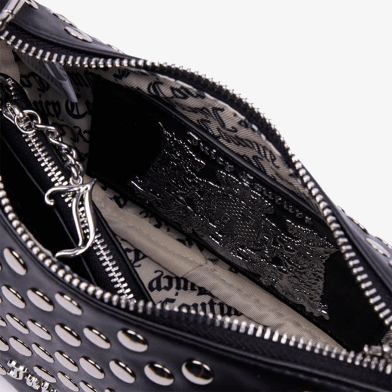 JUICY COUTURE Чанти Blossom Studs S. Hobo PU Black 