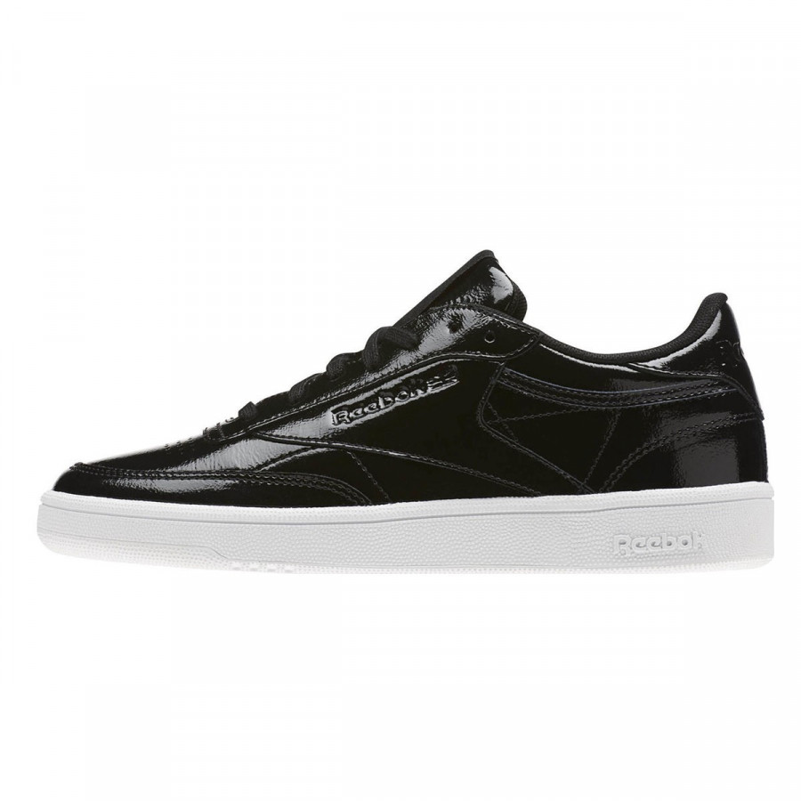 Reebok Спортни обувки CLUB C 85 PATENT BLACK/WHITE 