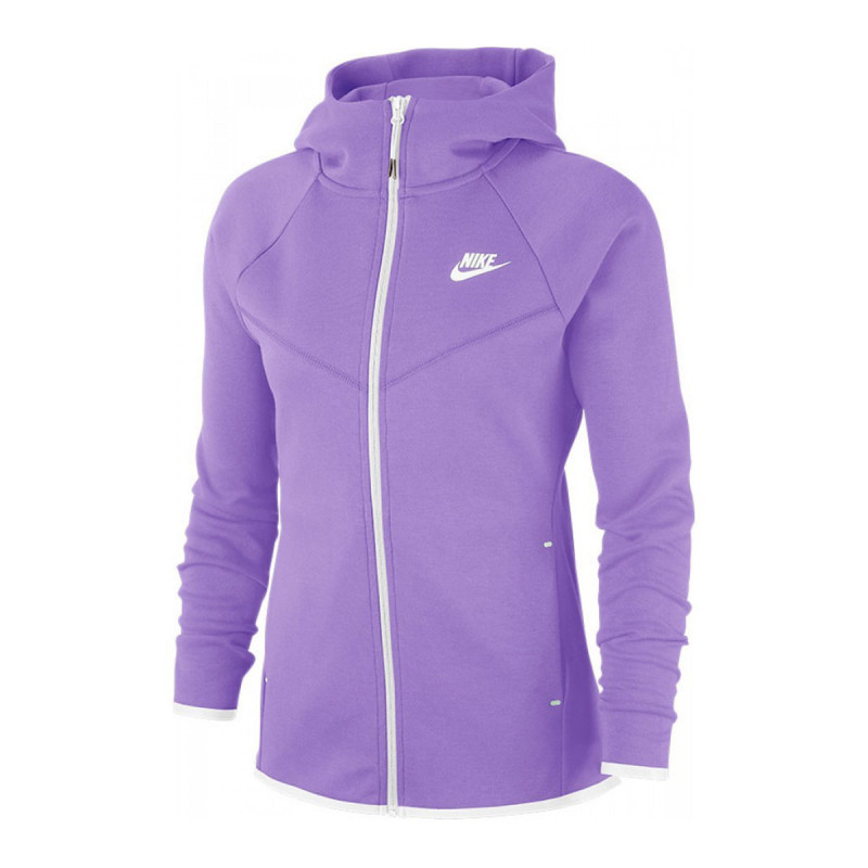NIKE Суитшърт W NSW TCH FLC WR HOODIE FZ 