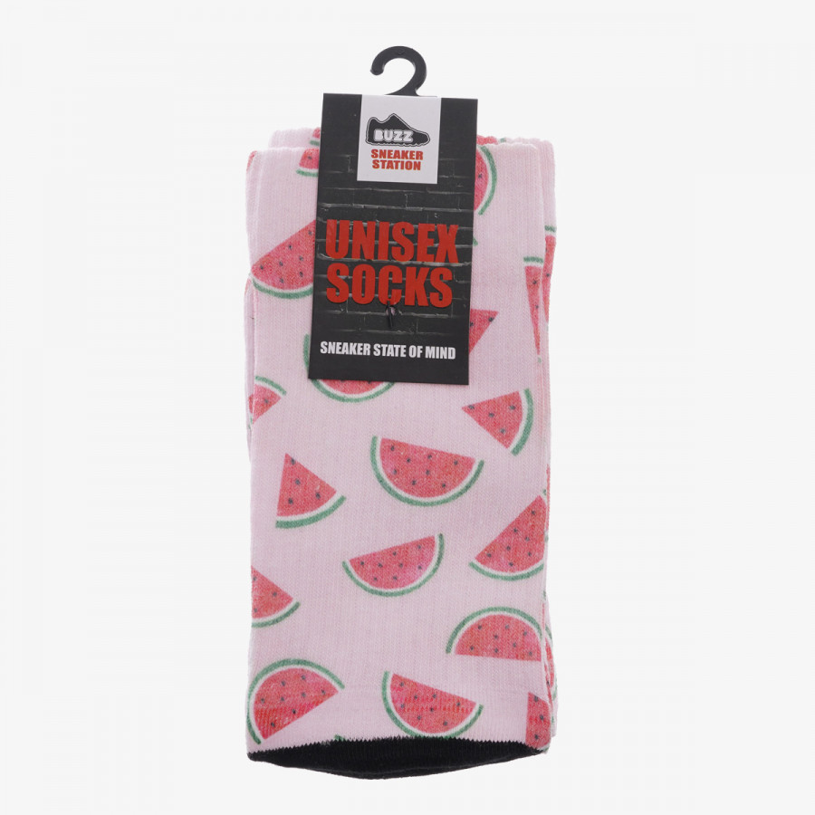 BUZZ Чорапи BUZZ SOCKS WATERMELON 