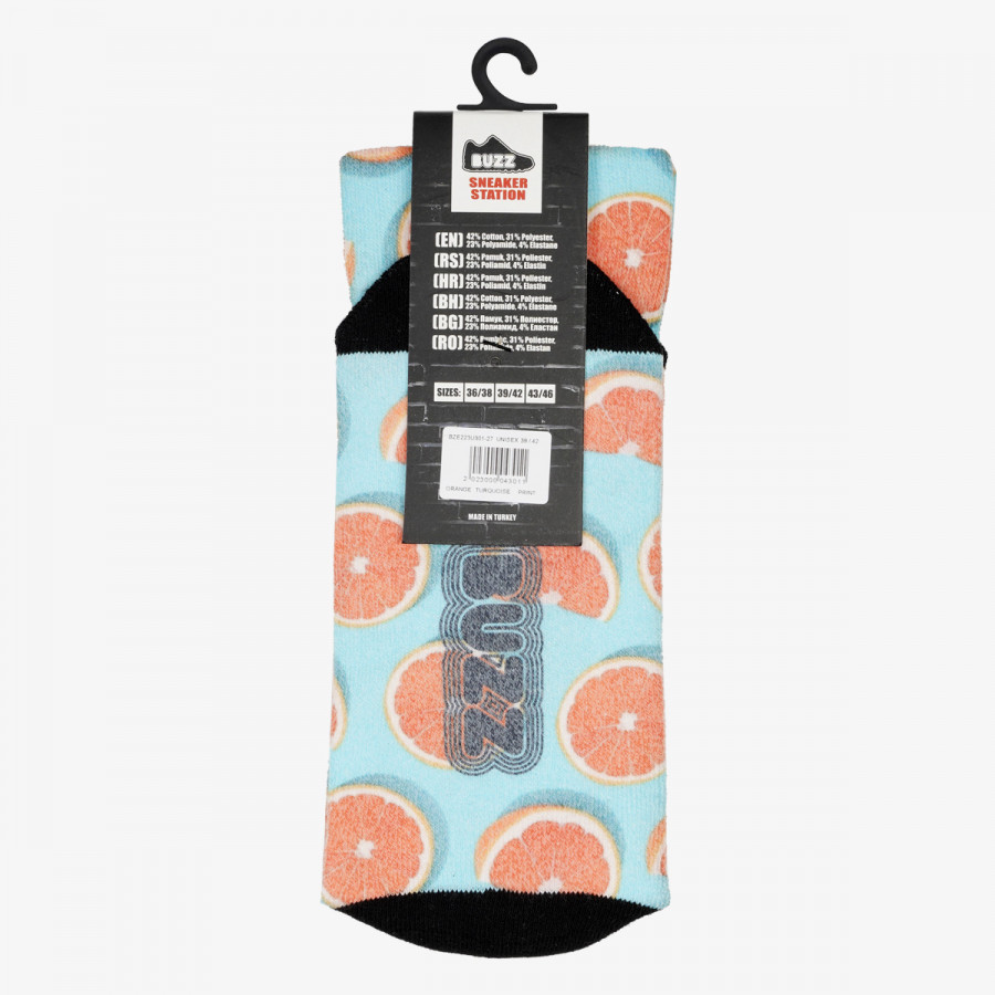 BUZZ Чорапи BUZZ SOCKS ORANGE 