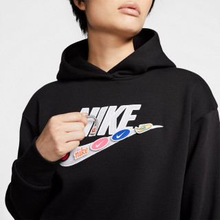 NIKE Суитшърт W NSW ICN CLSH FLC HOODIE BB 