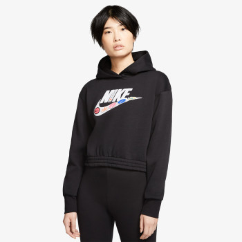 NIKE Суитшърт NIKE Суитшърт W NSW ICN CLSH FLC HOODIE BB 