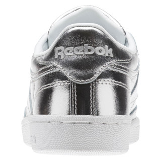 Reebok Спортни обувки CLUB C 85 S SHINE   SILVER/WHITE 