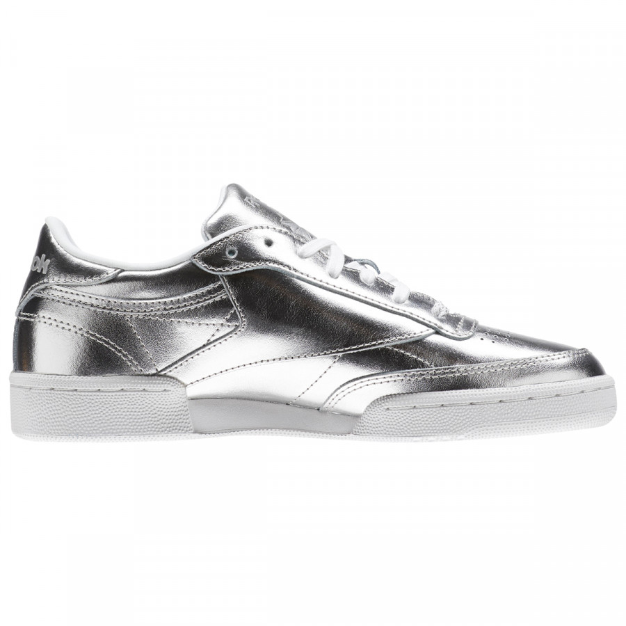 Reebok Спортни обувки CLUB C 85 S SHINE   SILVER/WHITE 