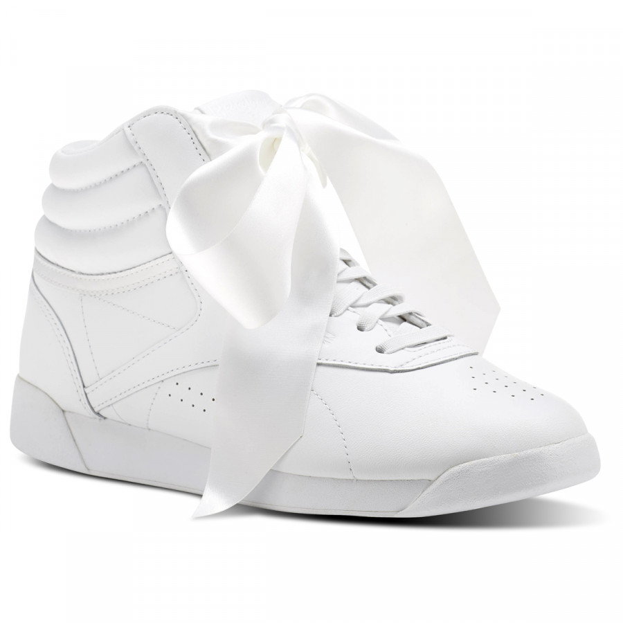 Reebok Спортни обувки F/S HI SATIN BOW WHITE/SKULL GREY 