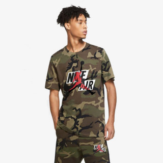 NIKE Тенискa M J JM CLSCS CAMO AOP SS CREW 
