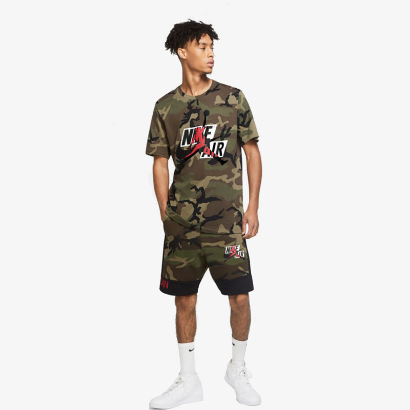 NIKE Тенискa M J JM CLSCS CAMO AOP SS CREW 