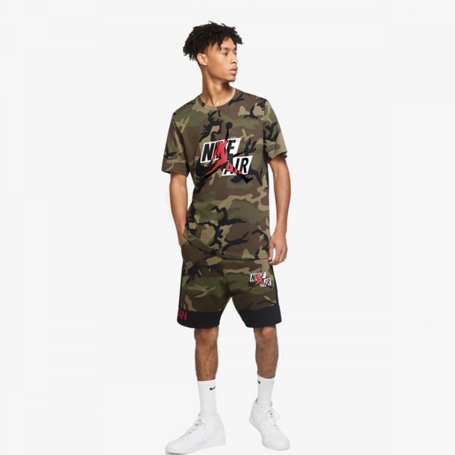 NIKE Тенискa M J JM CLSCS CAMO AOP SS CREW 
