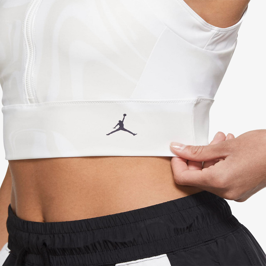 JORDAN Спортно бюстие W J UTILITY CROP TOP AOP 