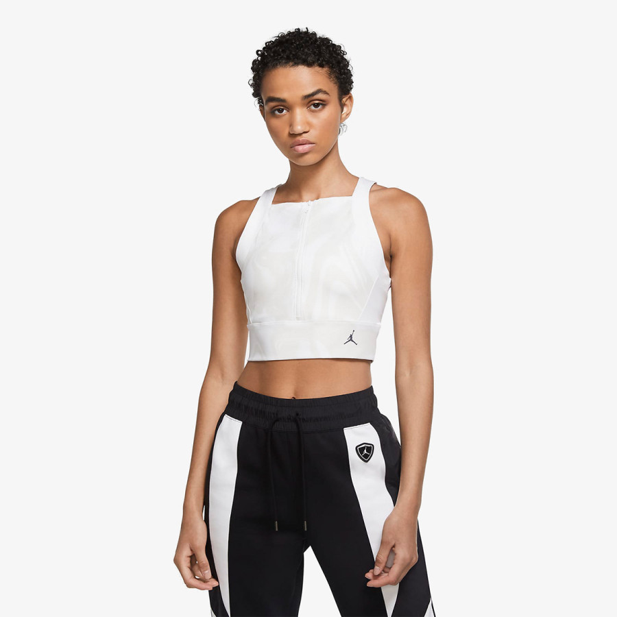JORDAN Спортно бюстие W J UTILITY CROP TOP AOP 