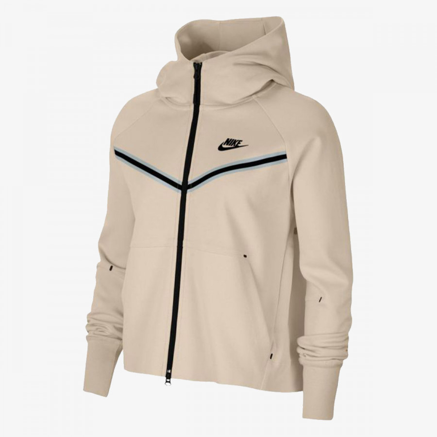 NIKE Суитшърт W NSW TCH FLC WR HOODIE FZ 