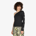 NIKE Блуза с дълъг ръкав Sportswear Asymmetrical Long-Sleeve 