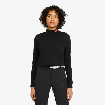 NIKE Блуза с дълъг ръкав W NSW TEE LS MOCK LOVE 